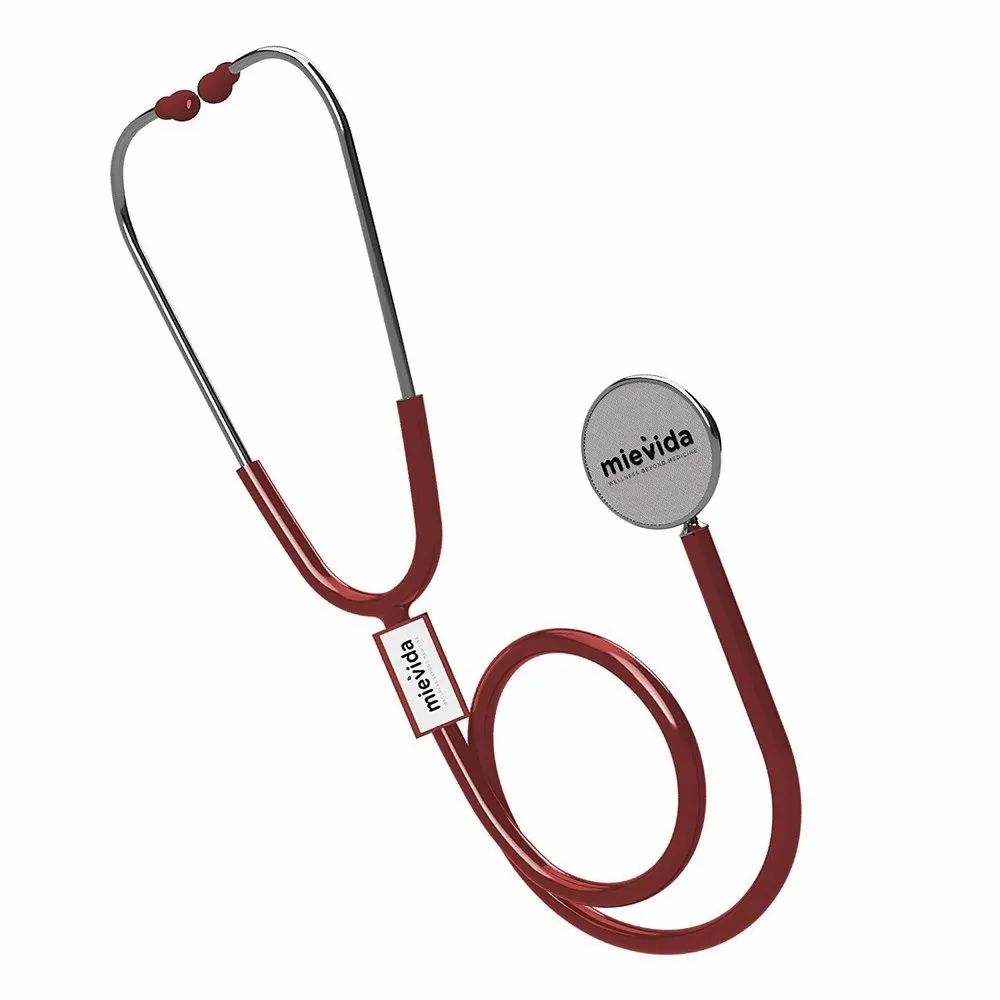 Mievida STS 102 Cardiology Stethoscope(Cherry)