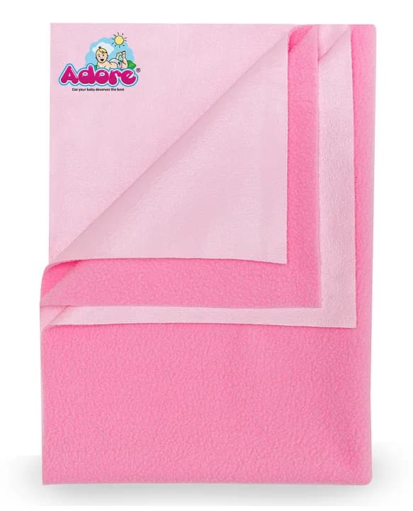 Insta Dry Water Absorbent Baby Bed Protector Sheet - Small - 50*70cm - PINK