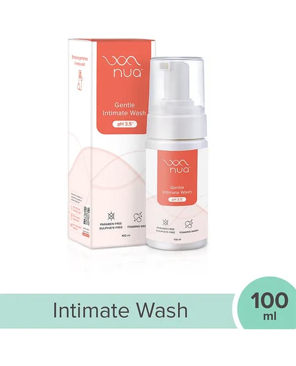 Nua Foaming Intimate Wash with Aloe Vera + Lactic Acid