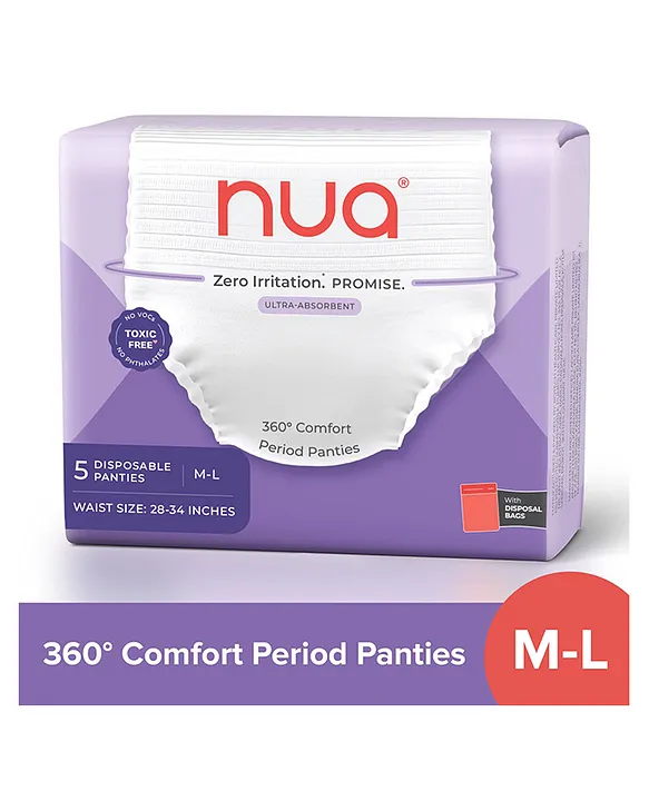 Nua Overnight M-L Period Panties For Women