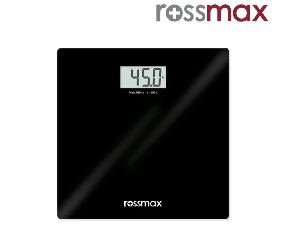 Rossmax WB105 Automatic Personal Digital Weight Machine With Large LCD Display and 4 Sensor Technology For Accurate Weight Measurement