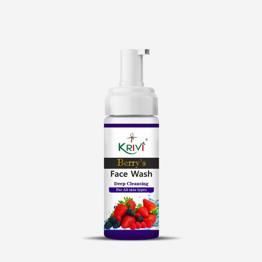 Krivi Berry'S Face Wash With Paraben Free- 150Ml