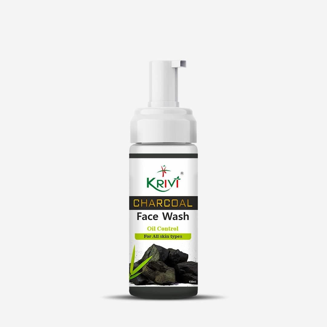 Krivi Charcoal Face Wash For Oil Control 150Ml