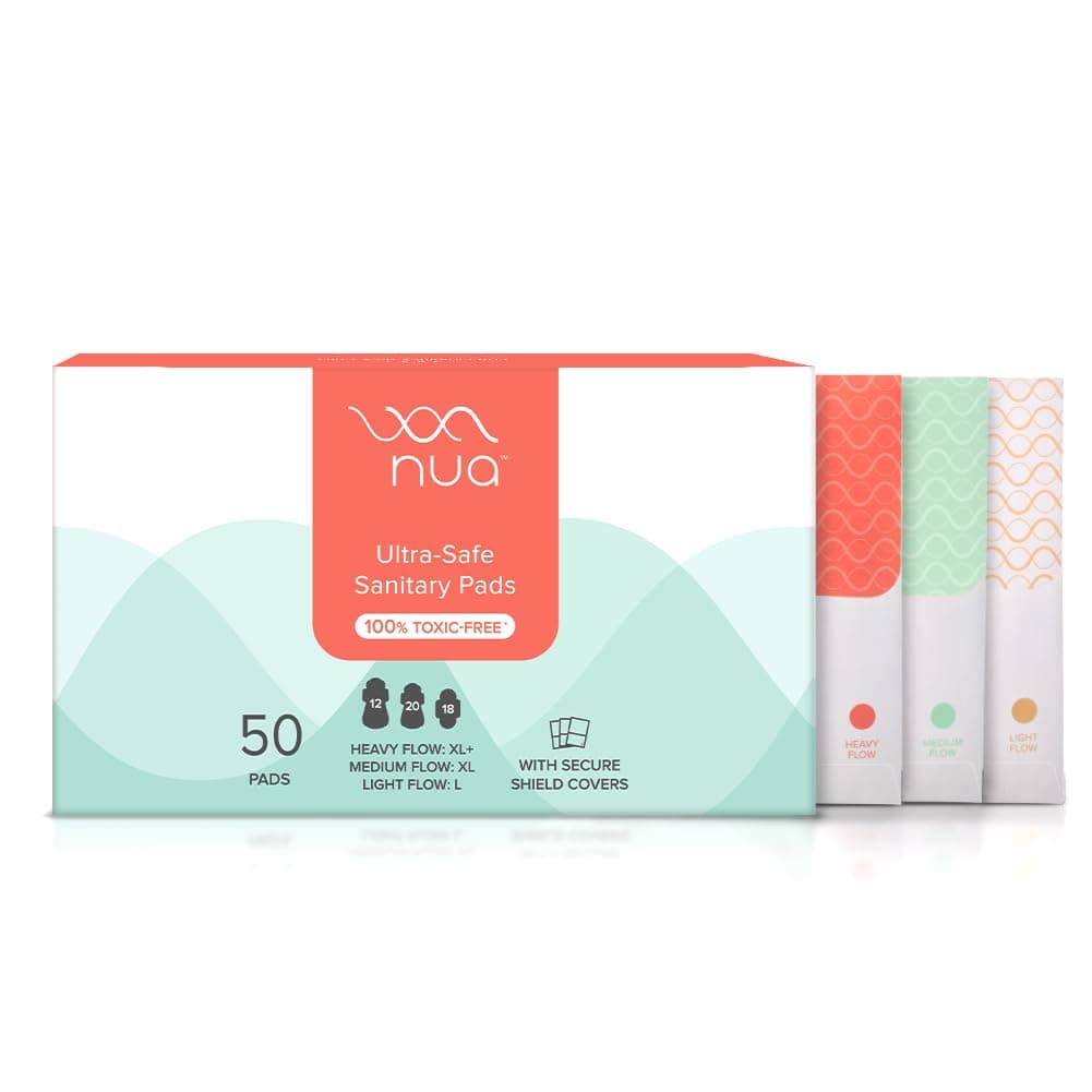 Nua Ultra Thin Sanitary Pads Bulk Pack - Pack of 50