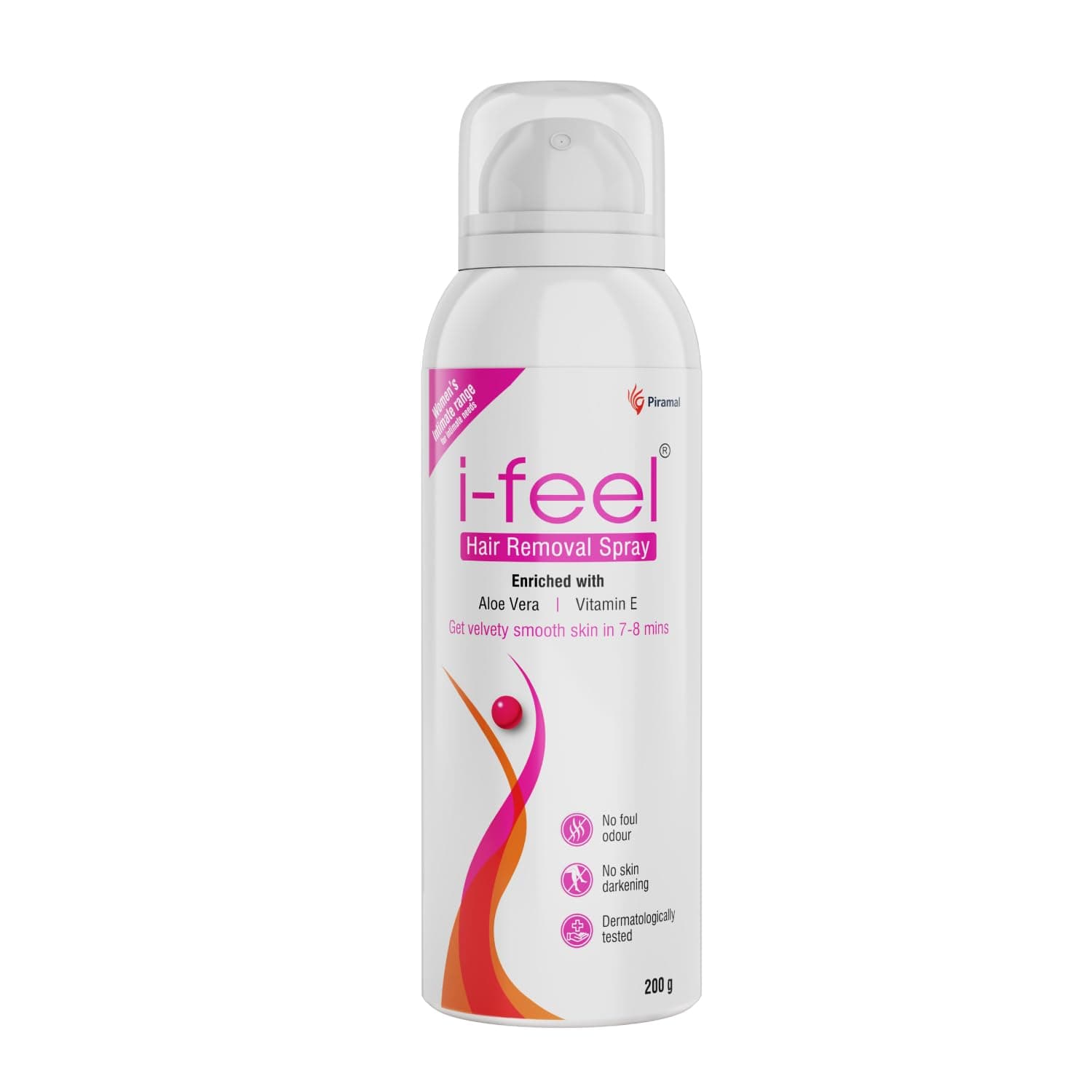 i-feel Hair Removal Spray| 200 gms| Painless Hair Removal in 7-8 mins| Suitable for Hands, Legs & Underarms | Lemongrass Fragrance| Dermatologically Tested | No Skin darkening | No Foul Odour