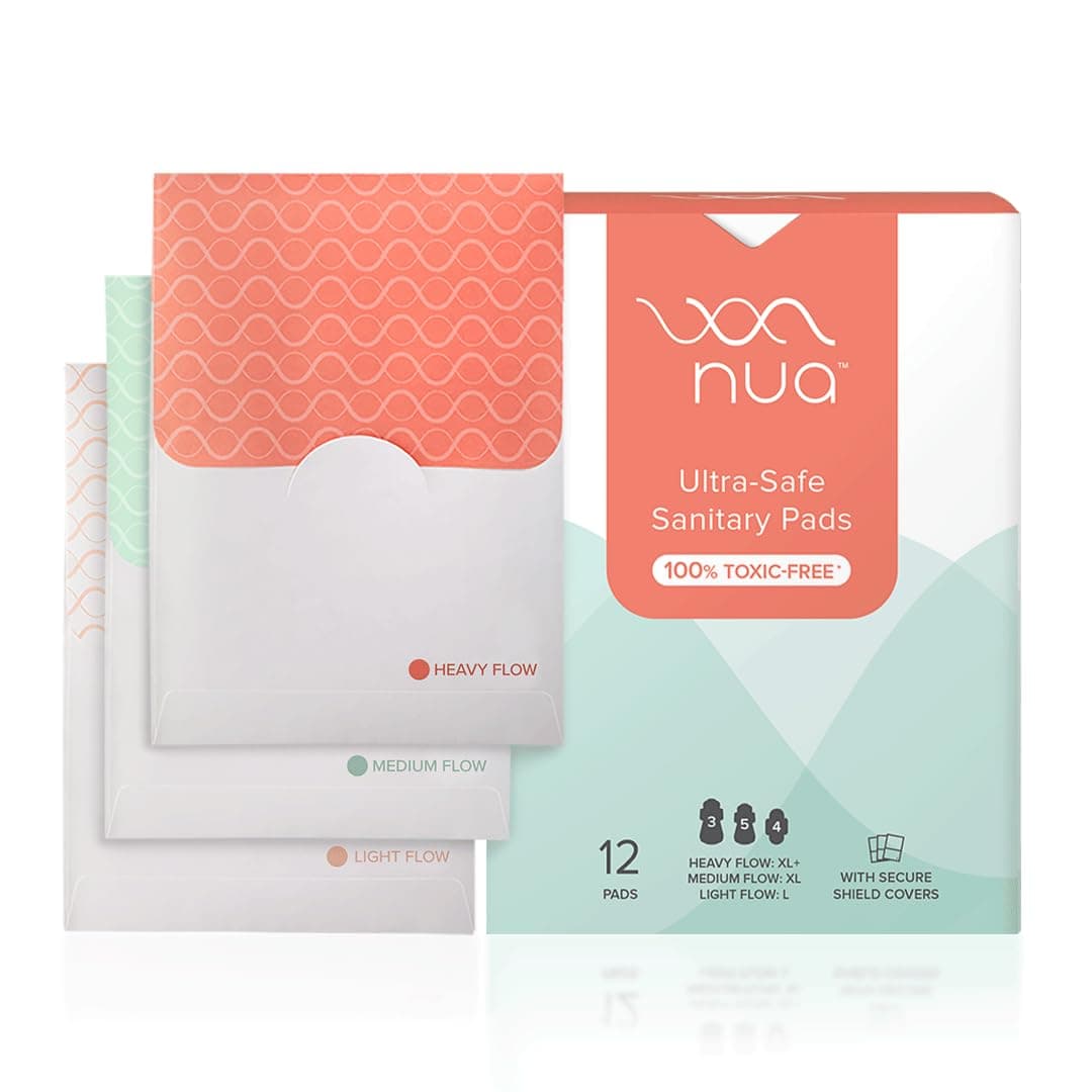 Nua Ultra Thin Rash Free Sanitary Pads Regular with Disposal Covers