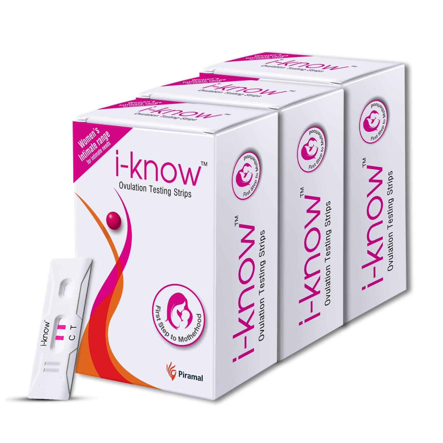 i Know Ovulation Test Kit for Women Planning Pregnancy by Piramal Pharma | Fertility Test Kit for Accurate Results In 5 Mins | Identifies 5 Most Fertile Days to Conceive | 5 Test Strips x Pack of 3