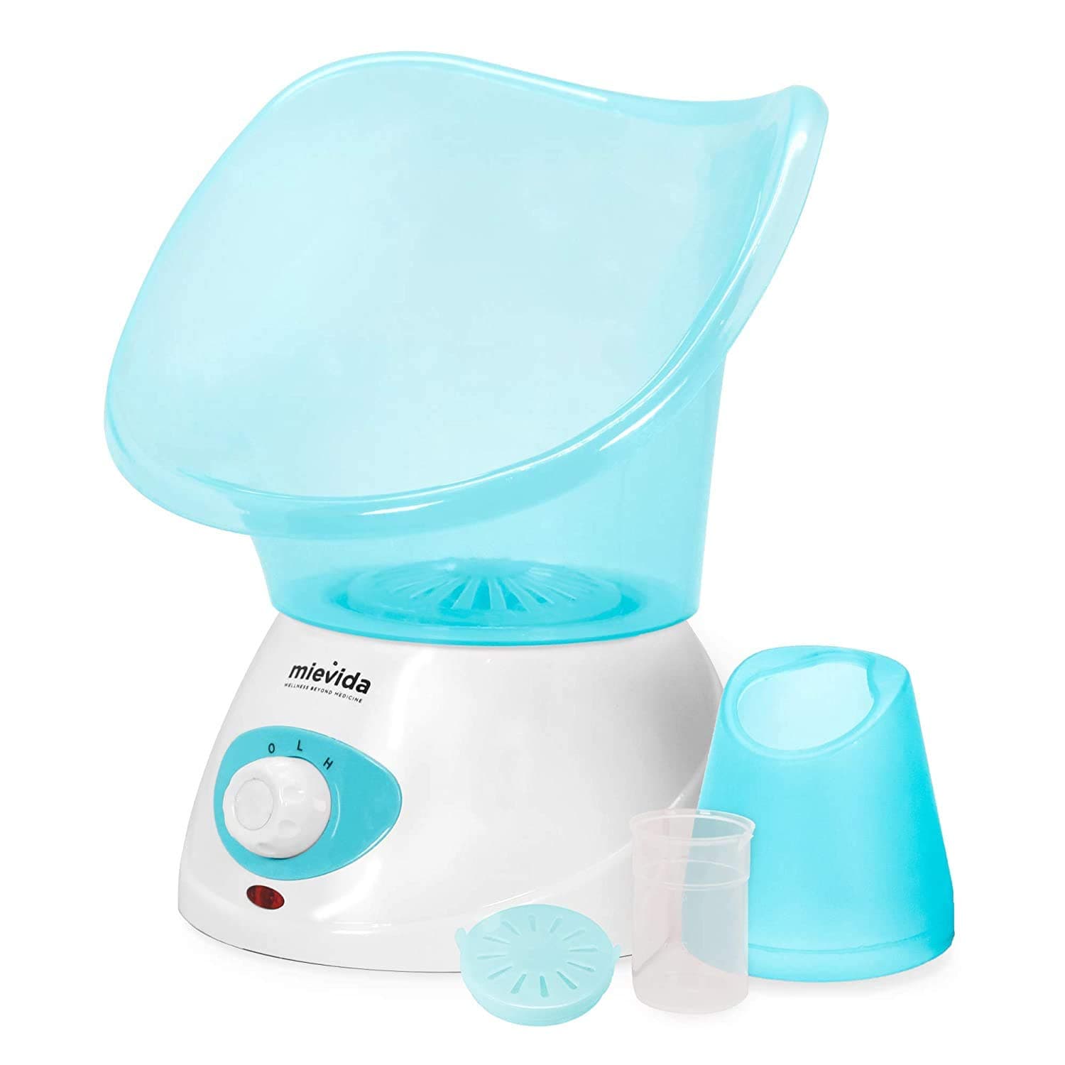 Mievida Steam Vaporizer and Facial Steamer With Two Level Heat Setting and Temperature Control System(Blue)