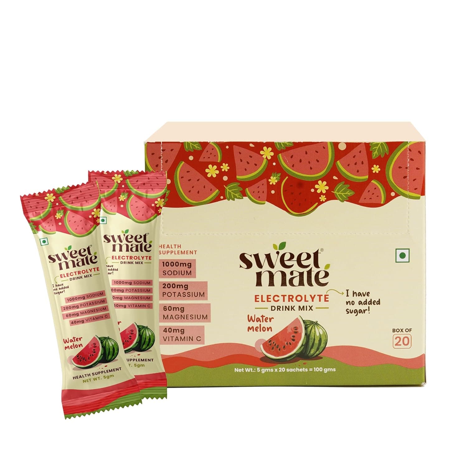 Sweetmate Electrolyte Drink Mix Water Melon