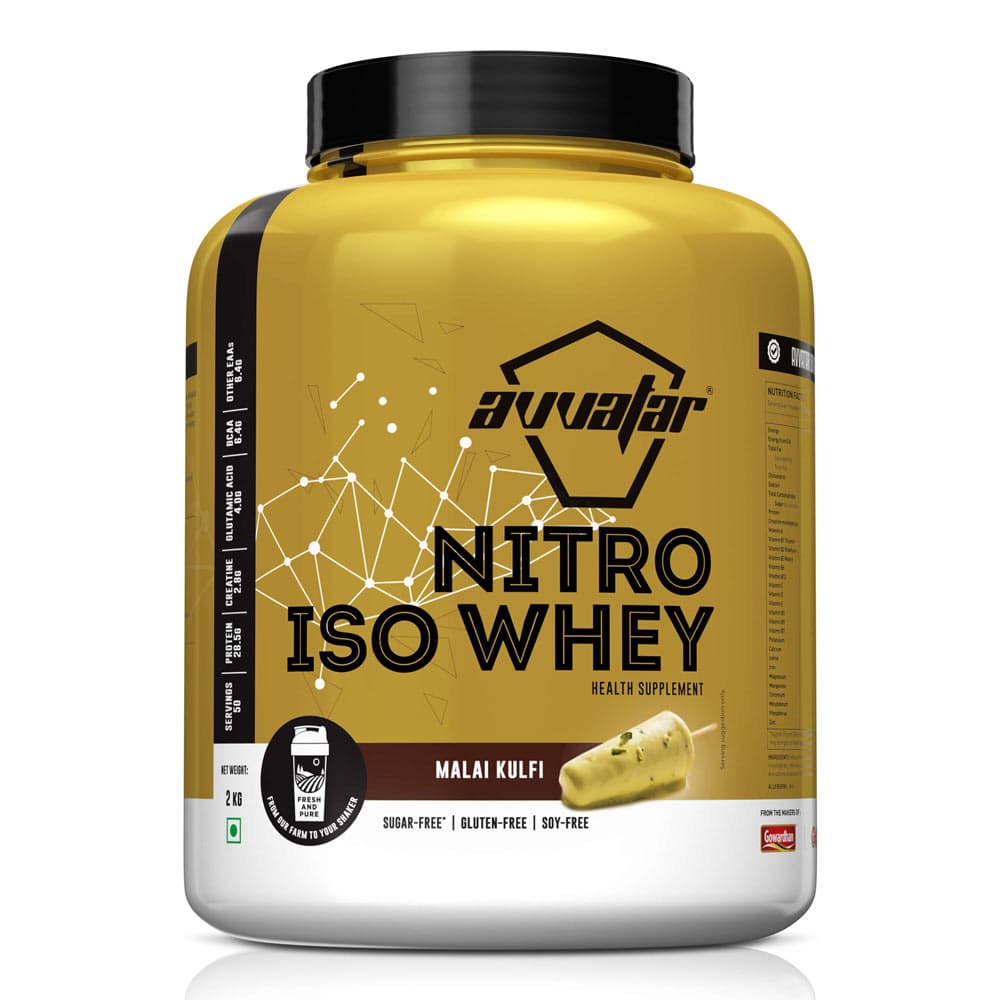 Avvatar Nitro Iso Whey Malai Kulfi 2KG