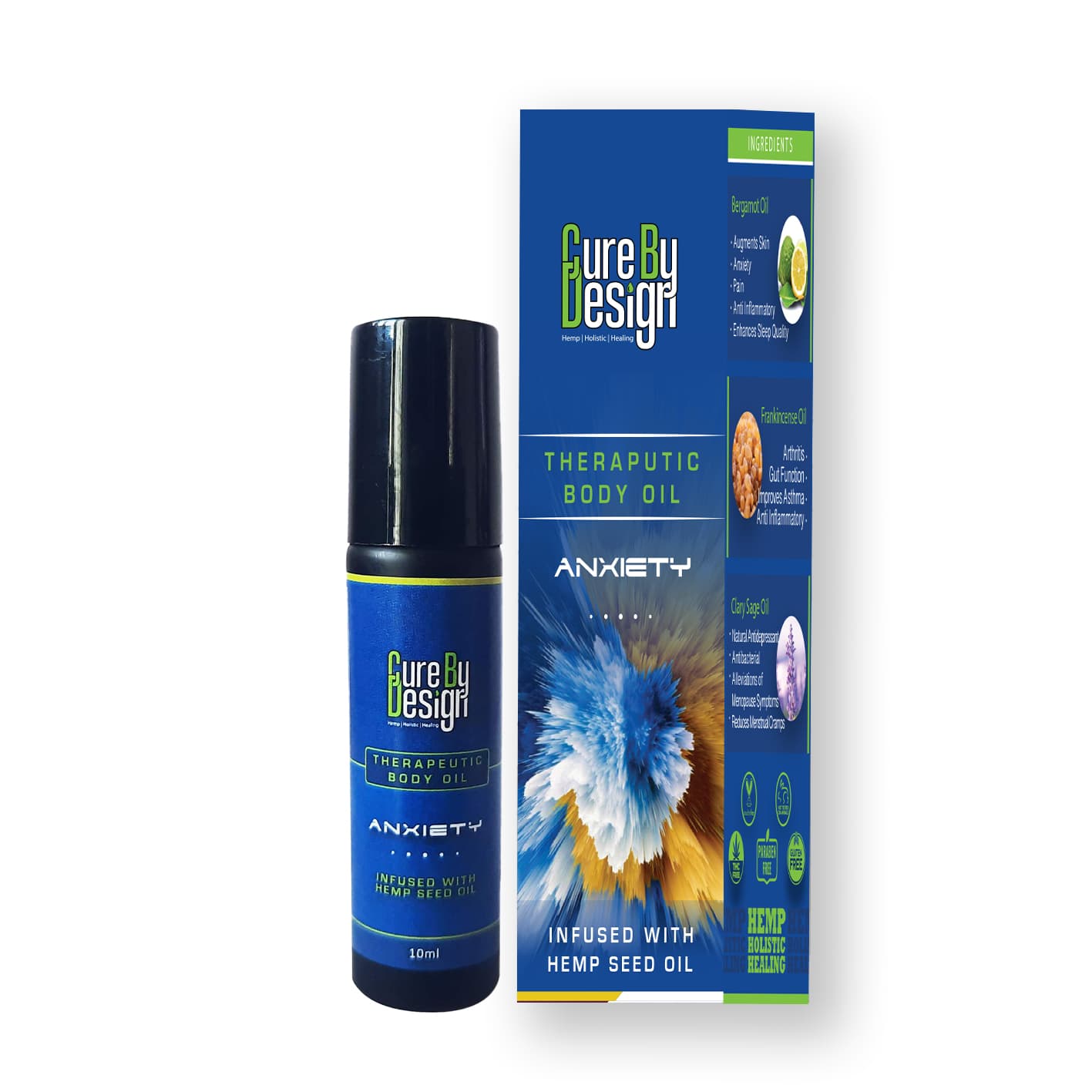 Therapeutic Healing Roll on - Anxiety 10ml