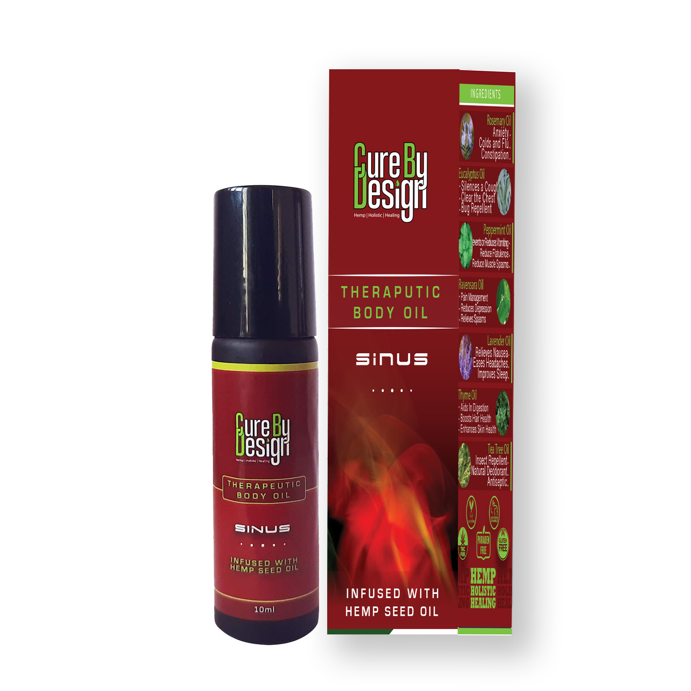 Therapeutic Healing Roll on -Sinus 10ml