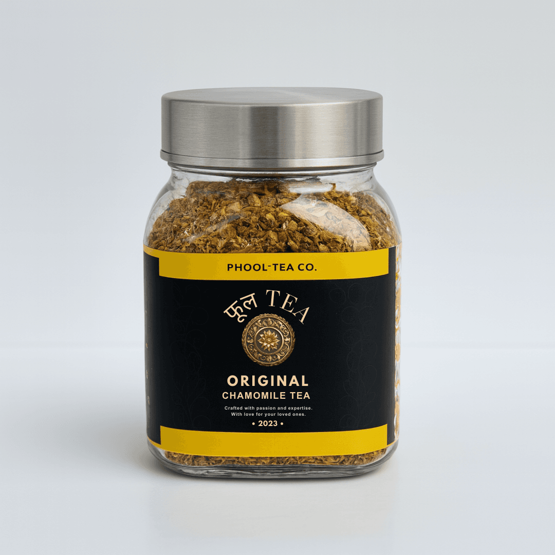 Chamomile Flower Tea – 25g | Natural Sleep & Stress Relief Herbal Blend