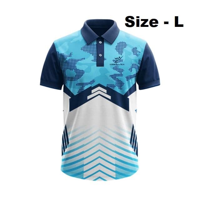 Lookswala Mens Sportswear Polo Neck T-Shirt With Half Sleeves - Size - L