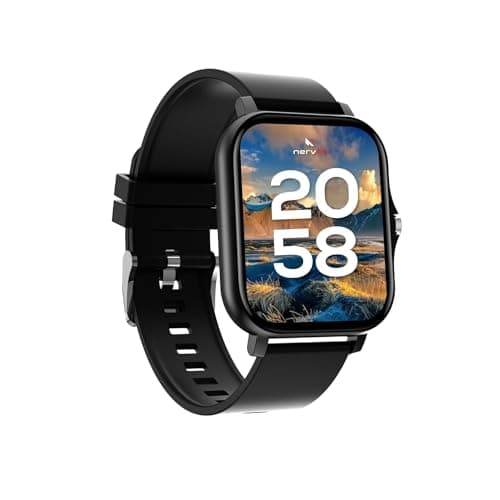 Nervfit Astra GT 1.69" HD Display Smart Watch for Men & Women, Waterproof, Bluetooth Calling, Fitness Tracking, SPO2 & BP Monitor, Music Control, Custom Watch Faces, Trendy Straps