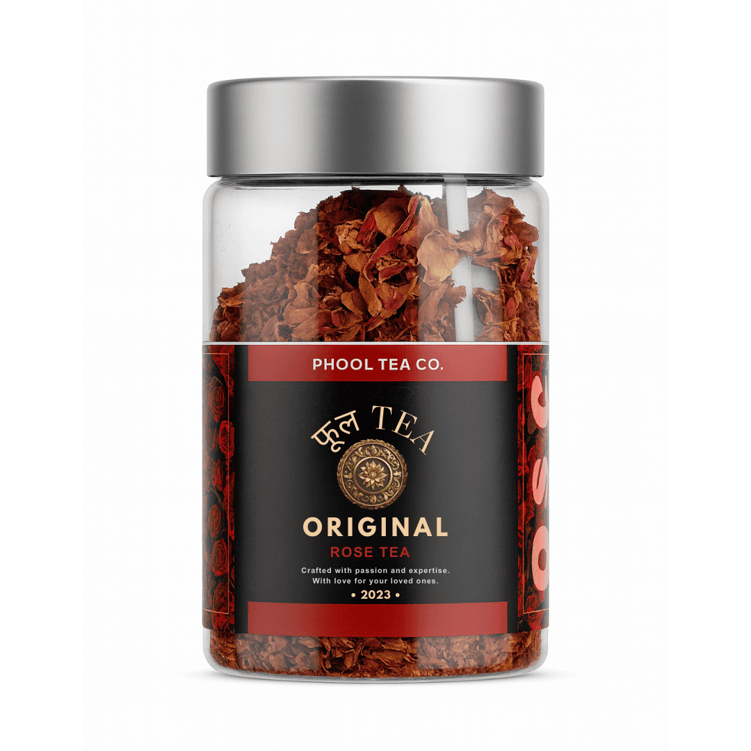 Natural Rose Tea – 50g | Aromatic Herbal Tea for Skin, Mood & Digestion