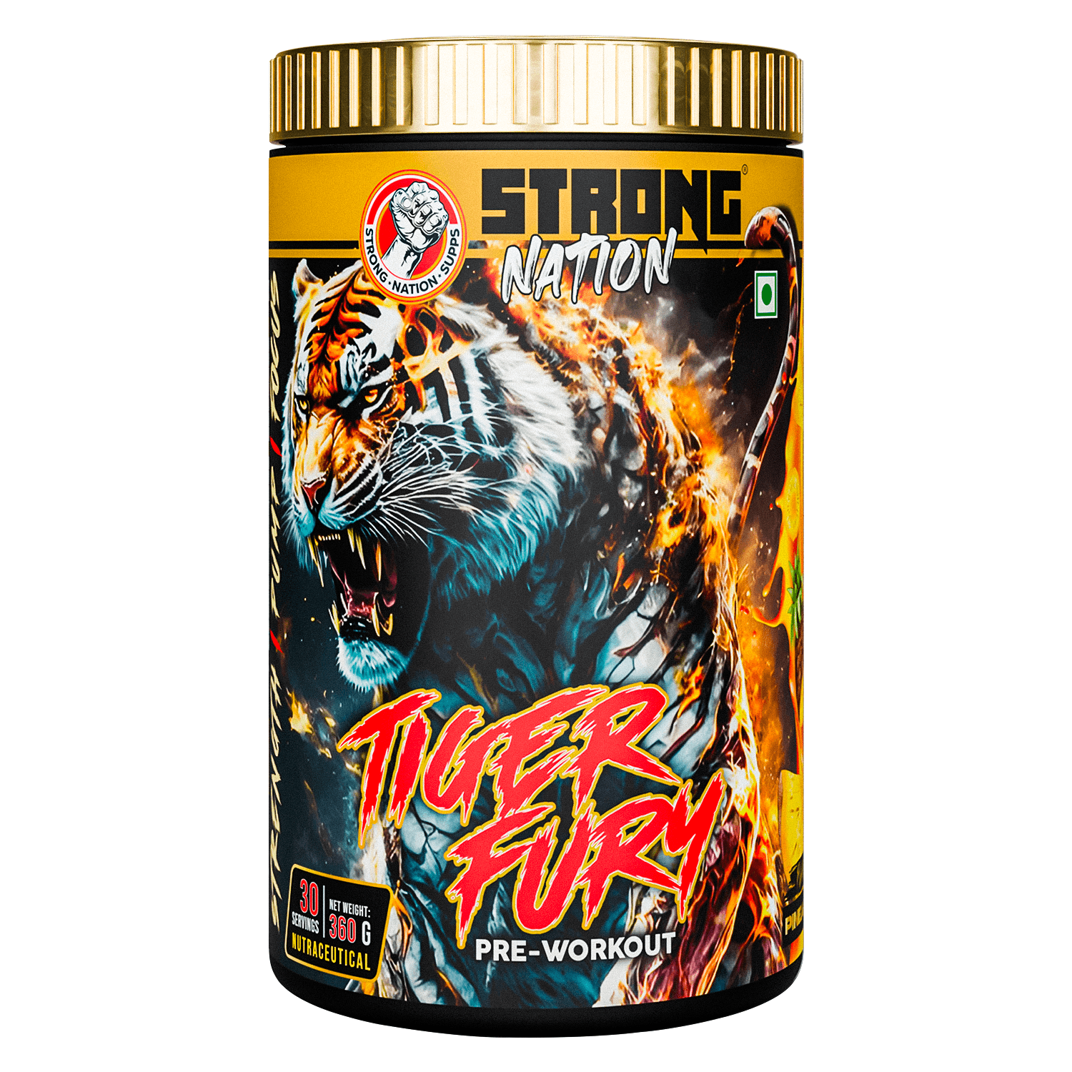 SNS Tiger Fury Preworkout 360g Pineapple