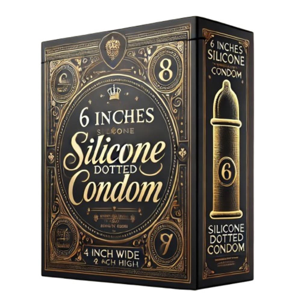 Softlock Dotted Silicone Dragon Condom 6 inch