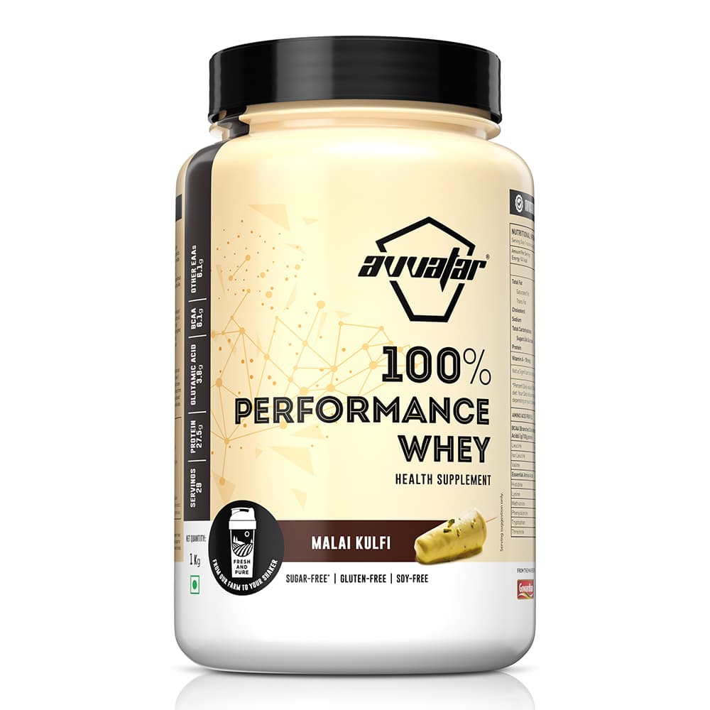 Avvatar Performance Whey Protein Malai Kulfi 1 KG