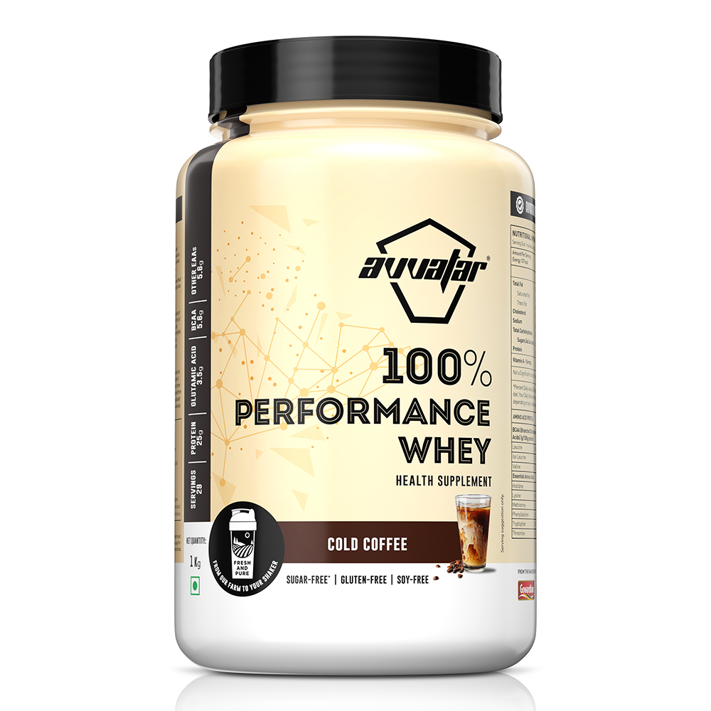 Avvatar Performance Whey Protein Cold Coffee 1 KG