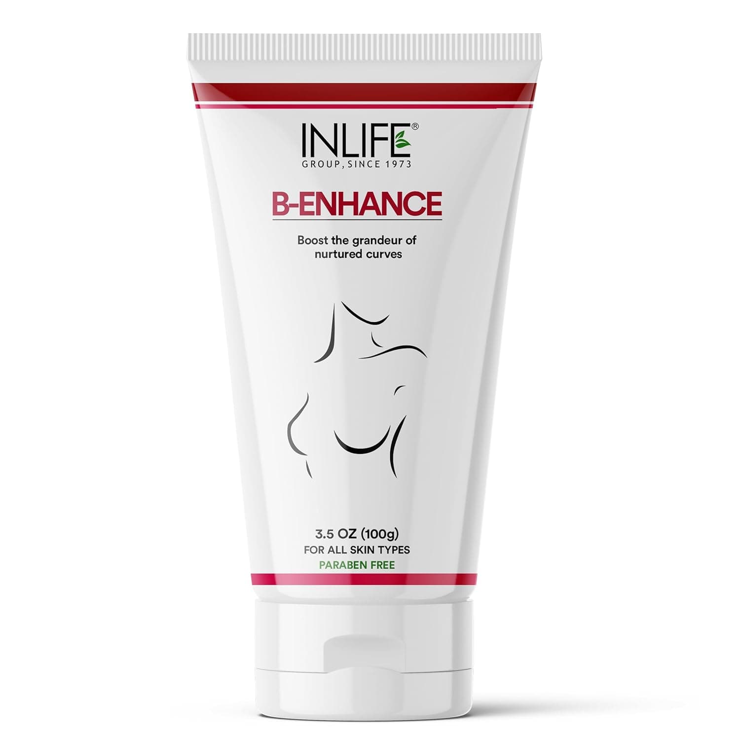 INLIFE BEC Cream for Women | Body Massage Cream with Fenugreek, Nigella Sativa, Aloe Vera - 100g Tube