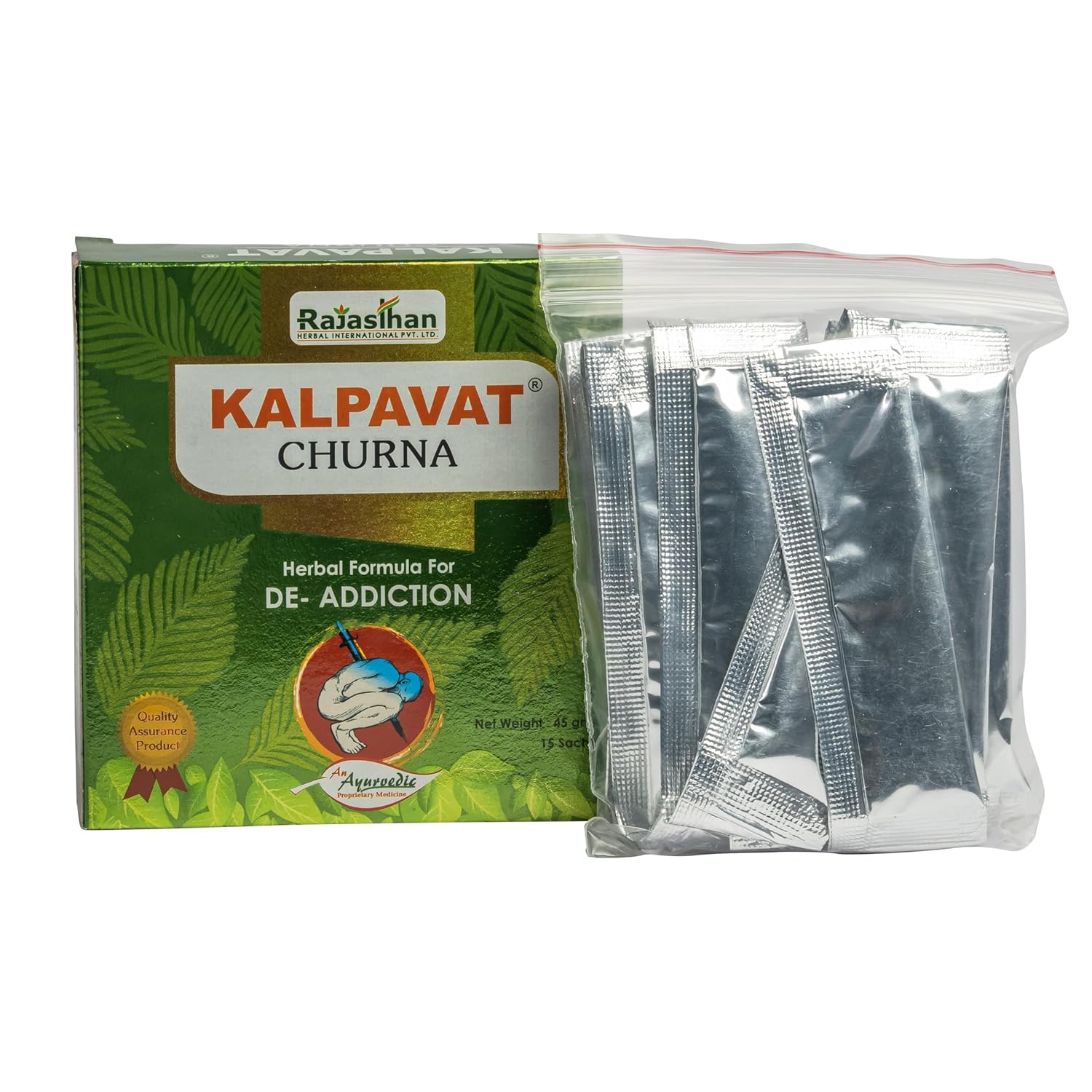 KALPAVATH Herbal Churna | 45gm | Herbal Formula For De-Addiction