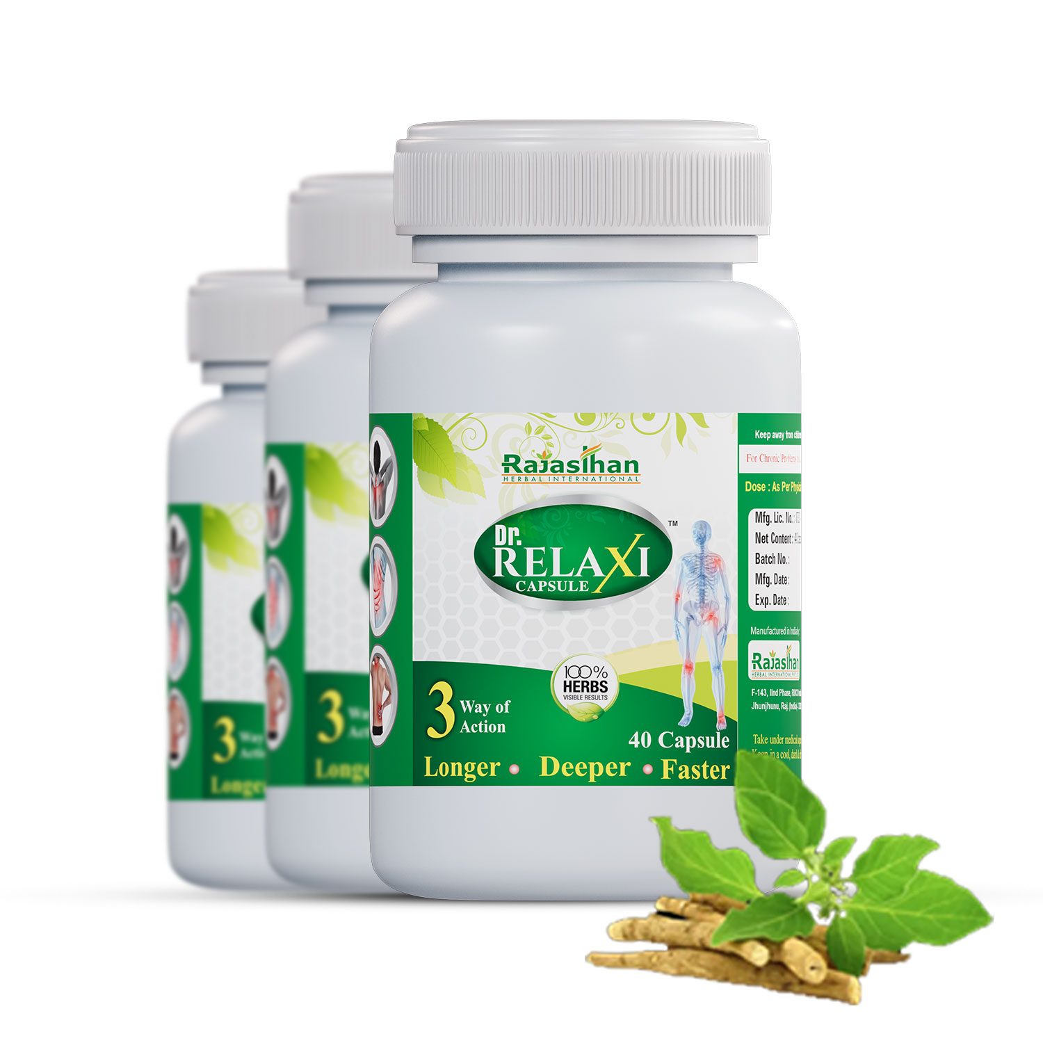 Dr Relaxi 40 Capsules (Pack Of 3)