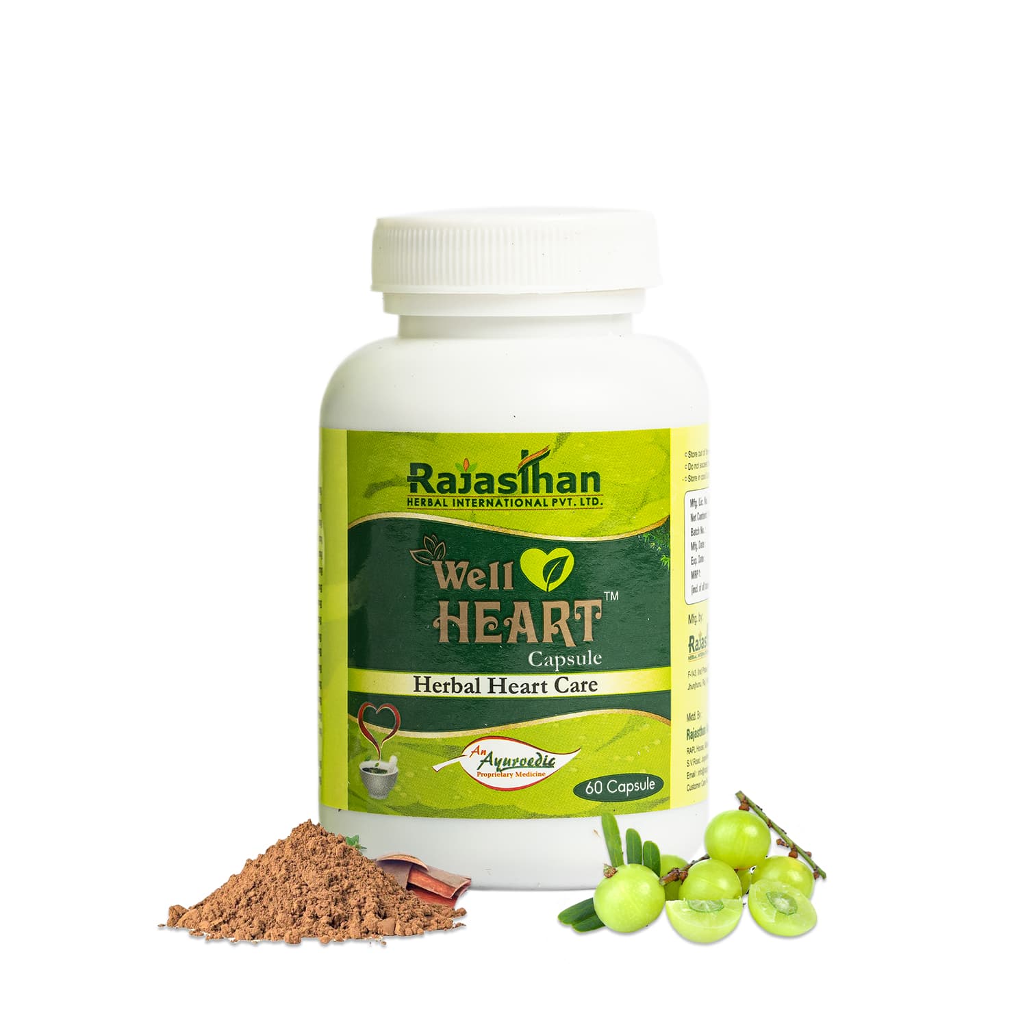 Well Heart - 60 Capsules | Excellent Cardio Tonic|Pack of 1