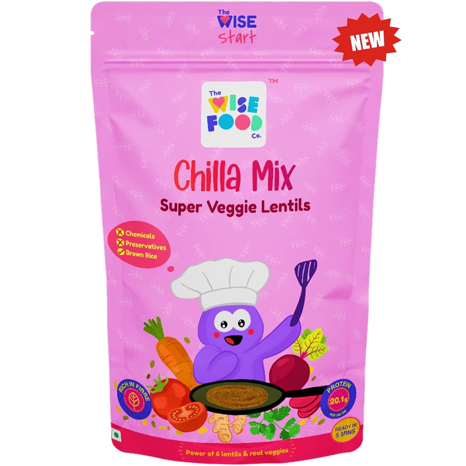 Multi-Lentil Veggie Chilla Mix
