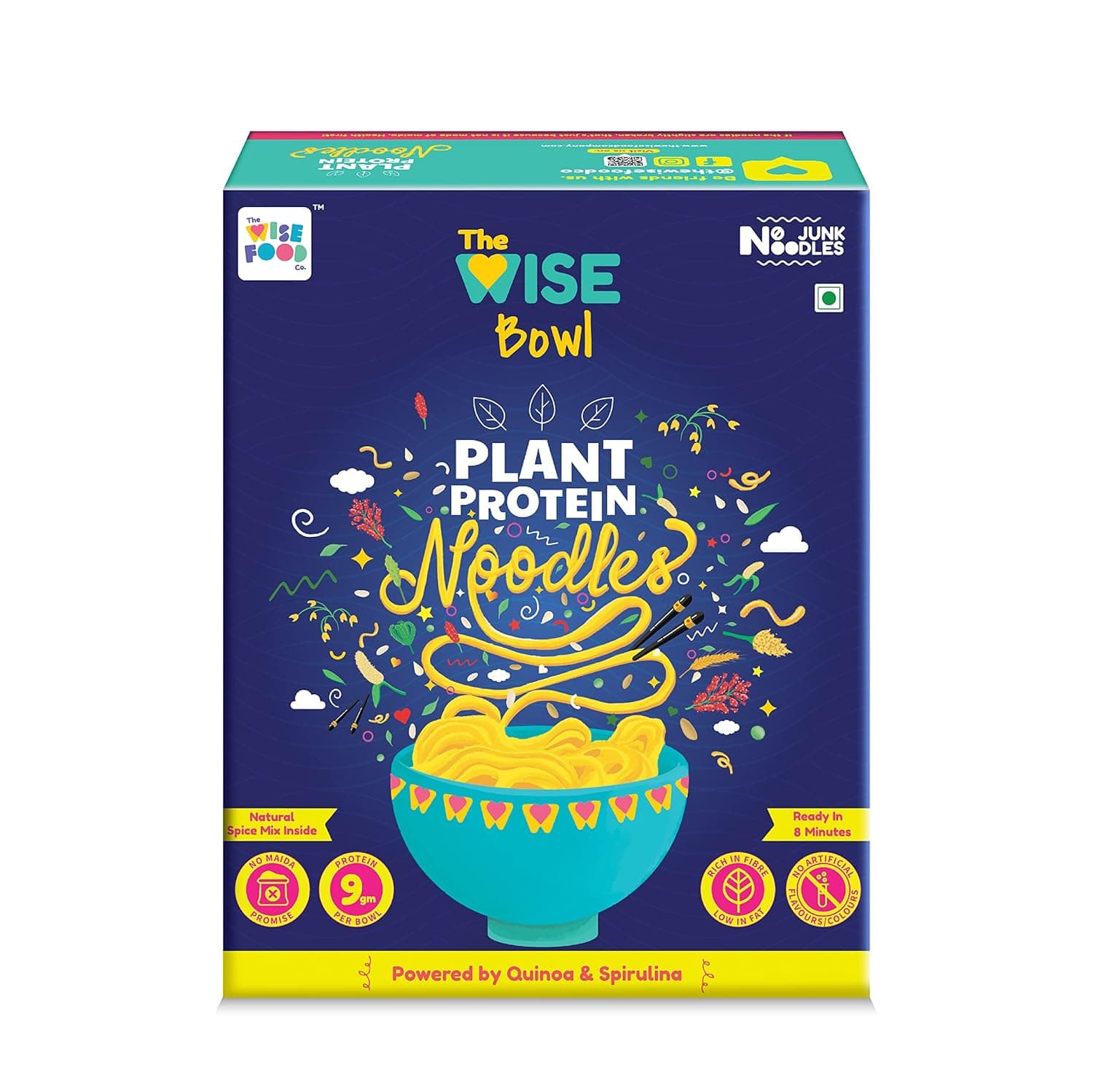 Plant Protein Noodles (No Maida)