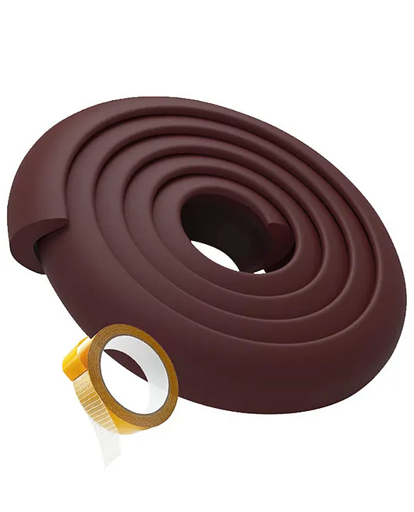 Advanced Safety Series Baby Childproofing Safety Corner Guard Roll "L" Shaped- 2 Mtrs - Brown