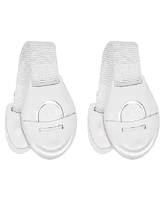 Advanced Safety Series Baby Childproofing Safety Nylon Belt - Pack of 2 - White