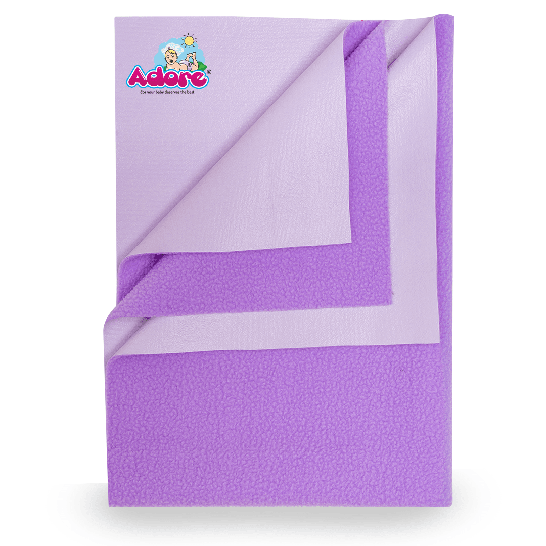 Insta Dry Water Absorbent Baby Bed Protector Sheet - Medium - 70*100cm - LILAC