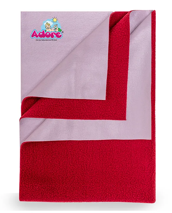 Insta Dry Water Absorbent Baby Bed Protector Sheet - Small - 50*70cm - MAROON