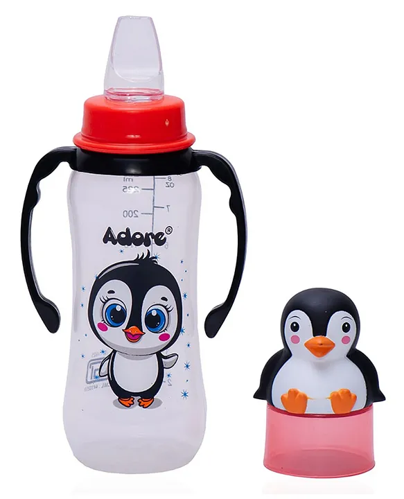 Yeah! The Character Hood Narrow Neck Soft Spout Sipper 250ml - Black