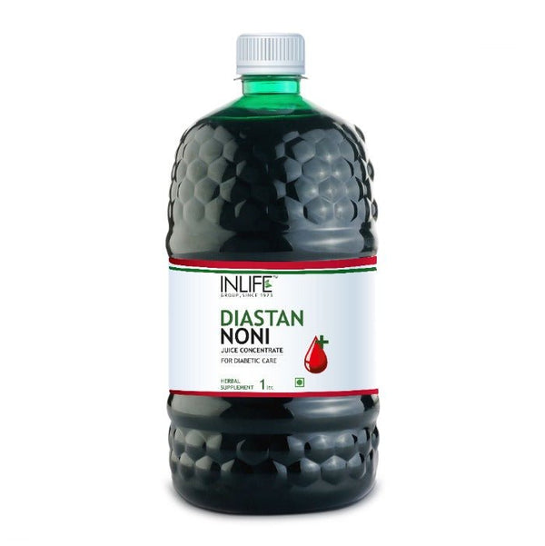 INLIFE Diastan Noni for Diabetic Care, Juice Concentrate, Gymnema Sylvestre, Fenugreek, Karela, Jamun and other powerful herbs - 1 Litre